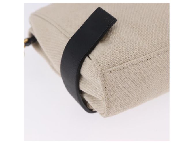 Borsa a tracolla BOTTEGA VENETA Canvas Beige Gold Auth bs36856 D'oro - vista 16