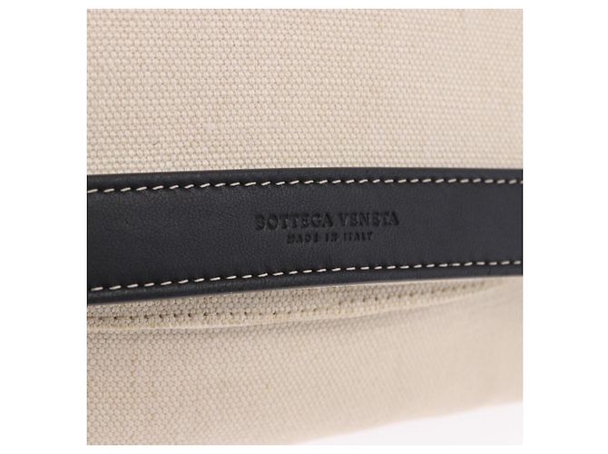Borsa a tracolla BOTTEGA VENETA Canvas Beige Gold Auth bs36856 D'oro - vista 18