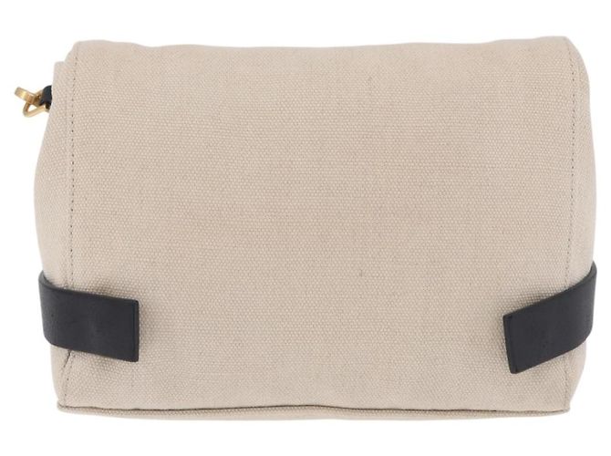 Borsa a tracolla BOTTEGA VENETA Canvas Beige Gold Auth bs36856 D'oro - vista 2