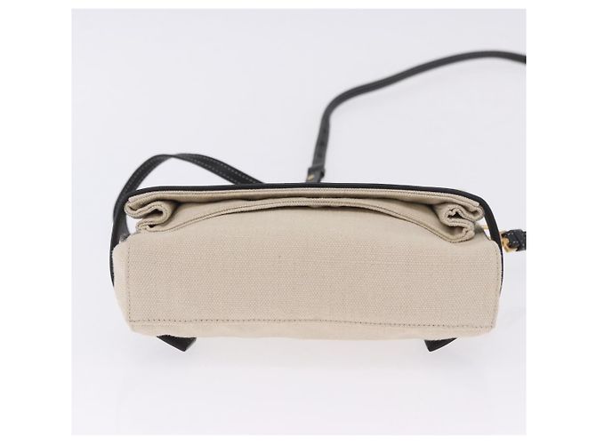 Borsa a tracolla BOTTEGA VENETA Canvas Beige Gold Auth bs36856 D'oro - vista 6