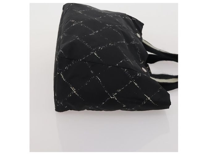 CHANEL New Travel Line Tote Bag Nylon 3 Set Black Beige CC Auth BA15740 Nero - vista 18