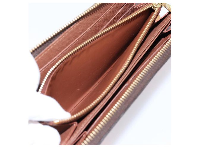 LOUIS VUITTON Monogram Rose Zippy Wallet Long Wallet M93579 LV Auth 200391 Monogramma - vista 11