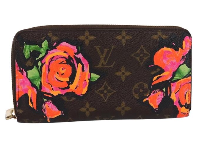 LOUIS VUITTON Monogram Rose Zippy Wallet Long Wallet M93579 LV Auth 200391 Monogramma - vista 13