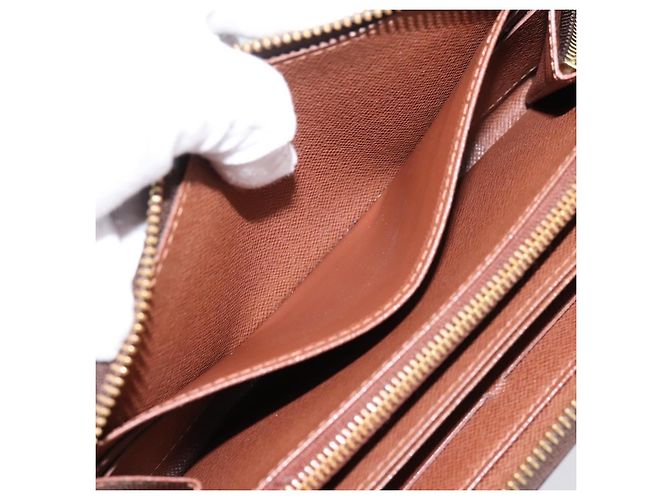 LOUIS VUITTON Monogram Rose Zippy Wallet Long Wallet M93579 LV Auth 200391 Monogramma - vista 19