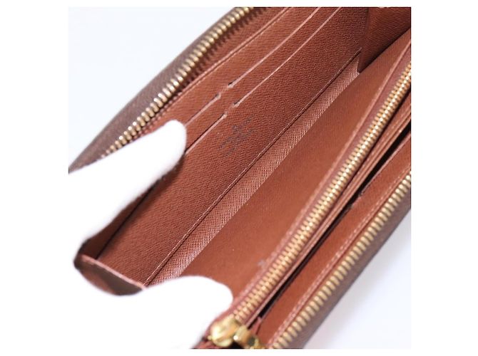 LOUIS VUITTON Monogram Rose Zippy Wallet Long Wallet M93579 LV Auth 200391 Monogramma - vista 20