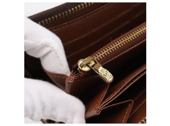 LOUIS VUITTON Monogram Rose Zippy Wallet Long Wallet M93579 LV Auth 200391 Monogramma - vista 21