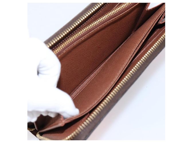 LOUIS VUITTON Monogram Rose Zippy Wallet Long Wallet M93579 LV Auth 200391 Monogramma - vista 22