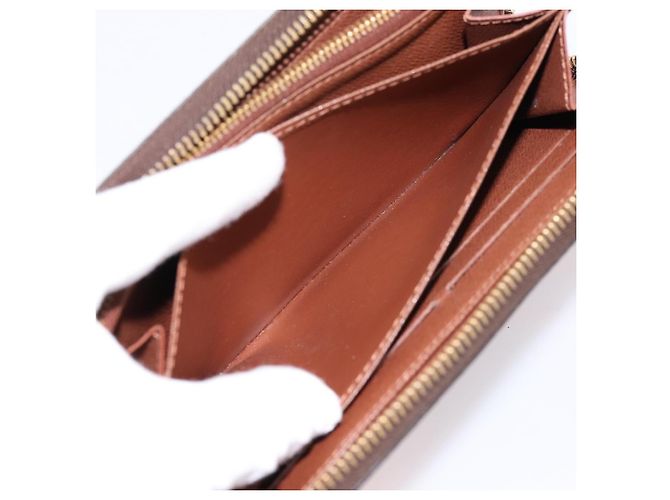 LOUIS VUITTON Monogram Rose Zippy Wallet Long Wallet M93579 LV Auth 200391 Monogramma - vista 23