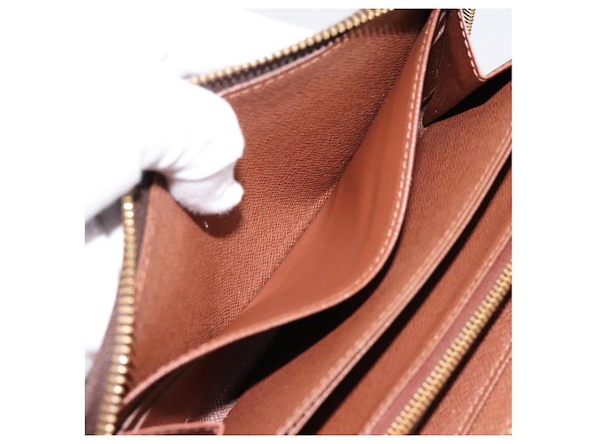 LOUIS VUITTON Monogram Rose Zippy Wallet Long Wallet M93579 LV Auth 200391 Monogramma - vista 25