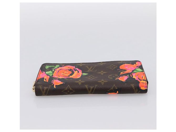 LOUIS VUITTON Monogram Rose Zippy Wallet Long Wallet M93579 LV Auth 200391 Monogramma - vista 6