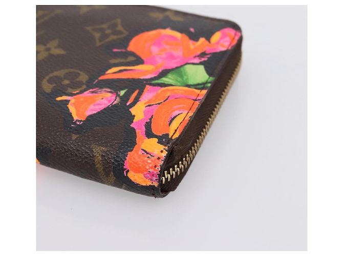 LOUIS VUITTON Monogram Rose Zippy Wallet Long Wallet M93579 LV Auth 200391 Monogramma - vista 7