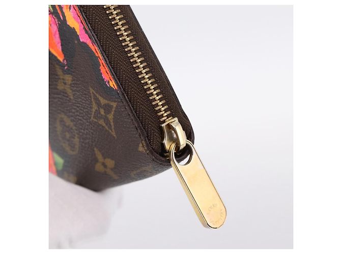 LOUIS VUITTON Monogram Rose Zippy Wallet Long Wallet M93579 LV Auth 200391 Monogramma - vista 8