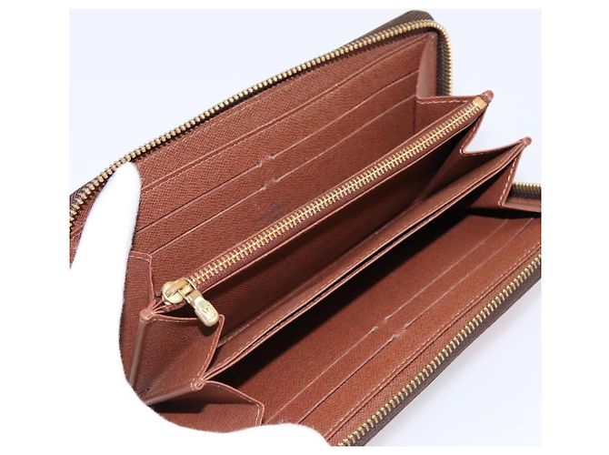 LOUIS VUITTON Monogram Rose Zippy Wallet Long Wallet M93579 LV Auth 200391 Monogramma - vista 9
