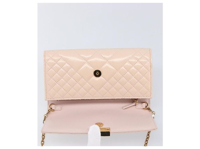 Bolso Bandolera con Cadena VERSACE Greca Goddess de Piel Pink Gold Auth 200704V Rosa Dorado - vista 21