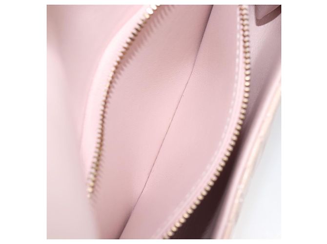 Bolso Bandolera con Cadena VERSACE Greca Goddess de Piel Pink Gold Auth 200704V Rosa Dorado - vista 25