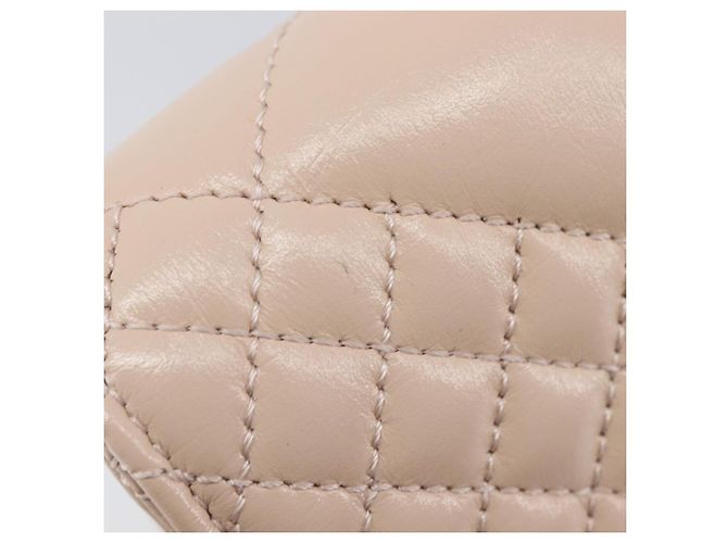 Bolso Bandolera con Cadena VERSACE Greca Goddess de Piel Pink Gold Auth 200704V Rosa Dorado - vista 9