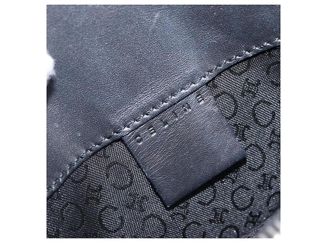 Céline Sac à main CELINE C Macadam Canvas Black Silver Auth 202613A Noir Argenté - vue 21