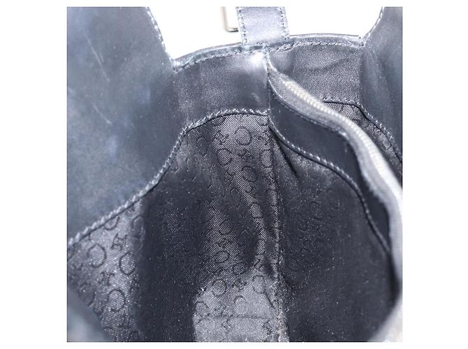 Céline Sac à main CELINE C Macadam Canvas Black Silver Auth 202613A Noir Argenté - vue 22