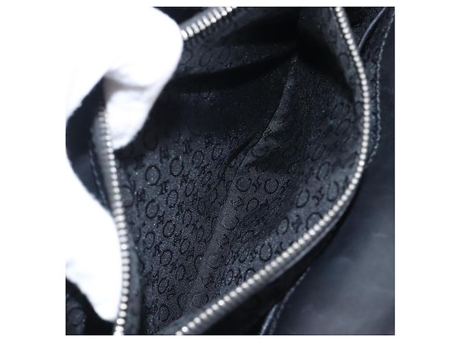 Céline Sac à main CELINE C Macadam Canvas Black Silver Auth 202613A Noir Argenté - vue 25