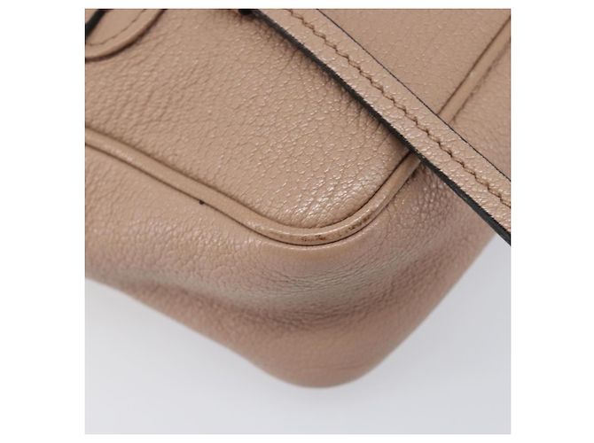 Borsa a tracolla Miu Miu in pelle beige e oro autentica 202924A D'oro - vista 15