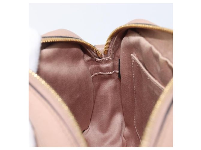 Borsa a tracolla Miu Miu in pelle beige e oro autentica 202924A D'oro - vista 22