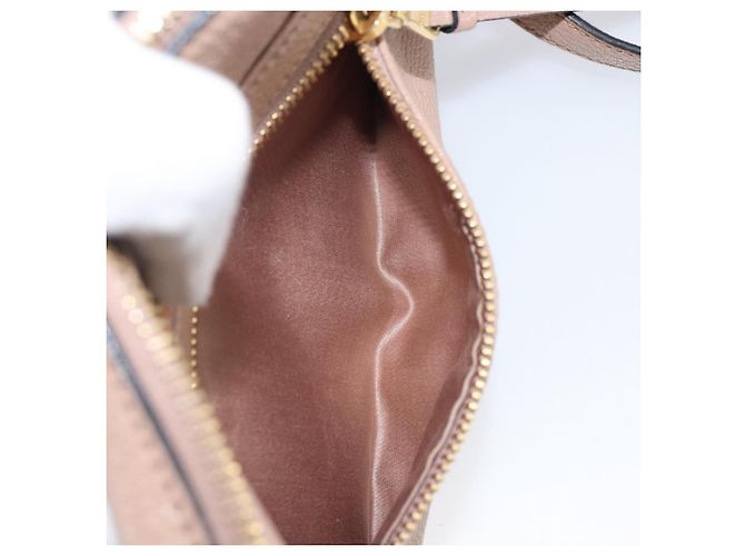 Borsa a tracolla Miu Miu in pelle beige e oro autentica 202924A D'oro - vista 24