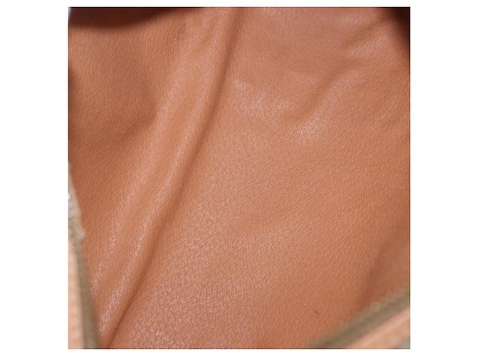 Céline CELINE Macadam Canvas Schultertasche PVC Beige Gold Auth 199837V Golden - Ansicht 10