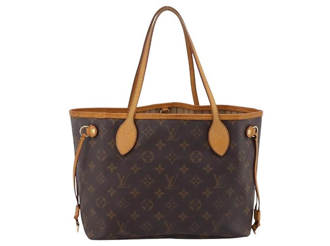 Borsa Tote LOUIS VUITTON Monogram Neverfull PM M40155 LV Auth 203177A Monogramma - vista 2