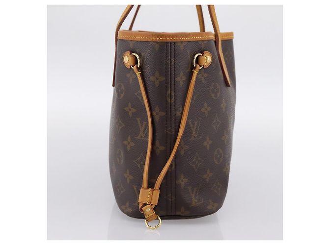 Borsa Tote LOUIS VUITTON Monogram Neverfull PM M40155 LV Auth 203177A Monogramma - vista 3