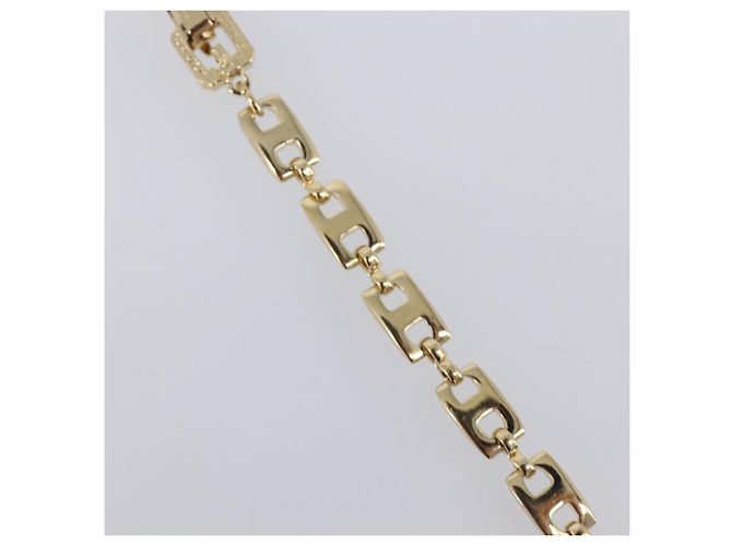 GIVENCHY Bracelete Metal Gold Tone Auth SW2851 - vista 10