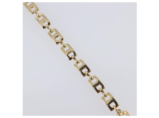 GIVENCHY Bracelete Metal Gold Tone Auth SW2851 - vista 12
