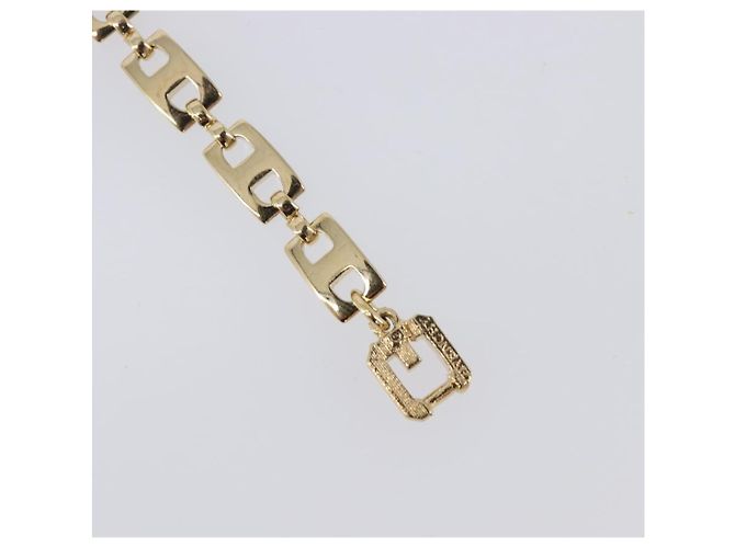 GIVENCHY Bracelete Metal Gold Tone Auth SW2851 - vista 13