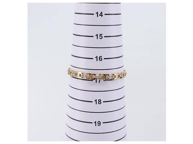 GIVENCHY Bracelete Metal Gold Tone Auth SW2851 - vista 14