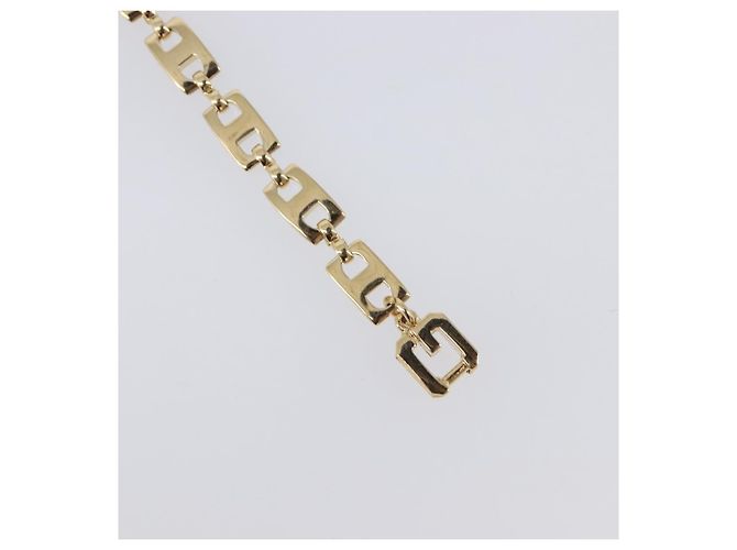 GIVENCHY Bracelete Metal Gold Tone Auth SW2851 - vista 7
