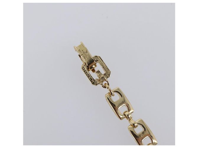 GIVENCHY Bracelete Metal Gold Tone Auth SW2851 - vista 9