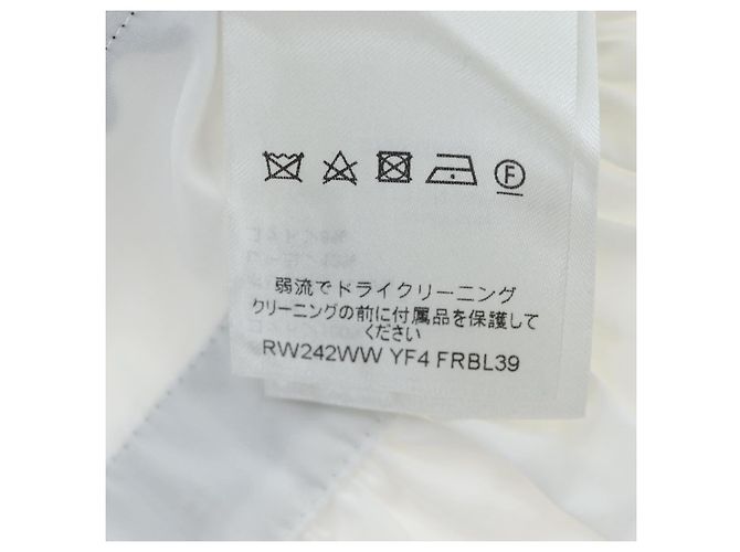 LOUIS VUITTON Top sin mangas de algodón Blanco Azul LV Auth 202320M - vista 18