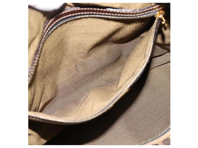 Borsa a mano FENDI Zucca Canvas 2way Brown Gold Auth 202934 Marrone D'oro - vista 25
