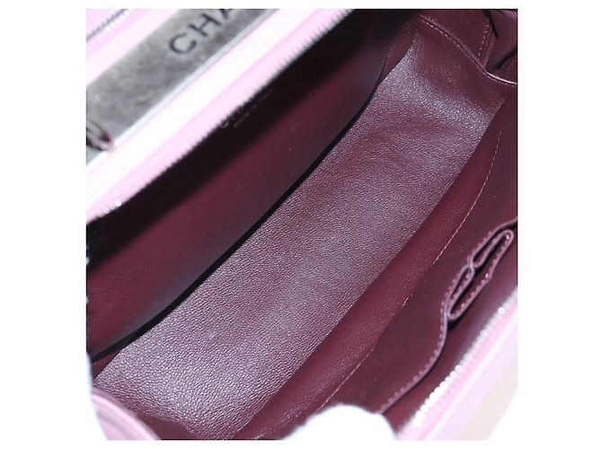 Borsa CHANEL Trendy CC Matelasse con catena in pelle d'agnello 2way Rosa CC Auth 202938SAM Argento - vista 11