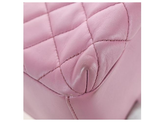 Borsa CHANEL Trendy CC Matelasse con catena in pelle d'agnello 2way Rosa CC Auth 202938SAM Argento - vista 18