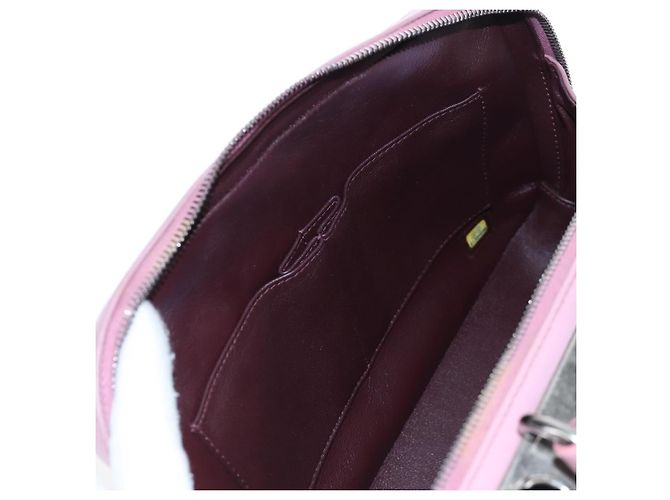 Borsa CHANEL Trendy CC Matelasse con catena in pelle d'agnello 2way Rosa CC Auth 202938SAM Argento - vista 28