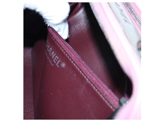 Borsa CHANEL Trendy CC Matelasse con catena in pelle d'agnello 2way Rosa CC Auth 202938SAM Argento - vista 31