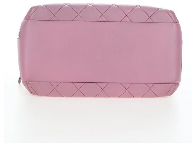 Borsa CHANEL Trendy CC Matelasse con catena in pelle d'agnello 2way Rosa CC Auth 202938SAM Argento - vista 5