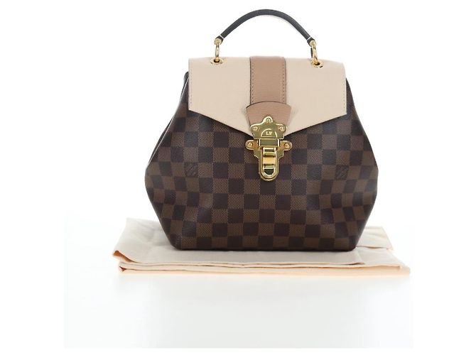 Sac à dos LOUIS VUITTON Damier Ebene Clapton N42259 LV Auth 199897M Damier ebène - vue 12