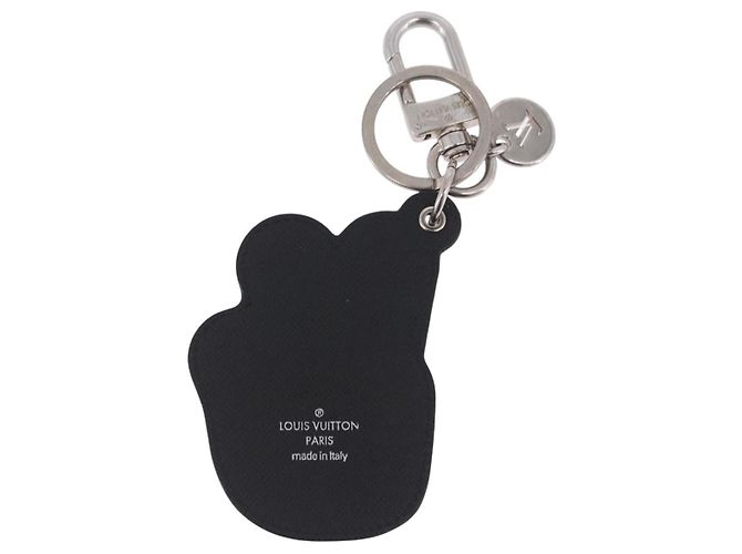 LOUIS VUITTON Porte Cles College LV League Peace Out Red M62753 LV Auth 202479A Argento Rosso - vista 3
