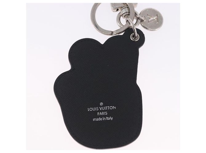 LOUIS VUITTON Porte Cles College LV League Peace Out Red M62753 LV Auth 202479A Argento Rosso - vista 7