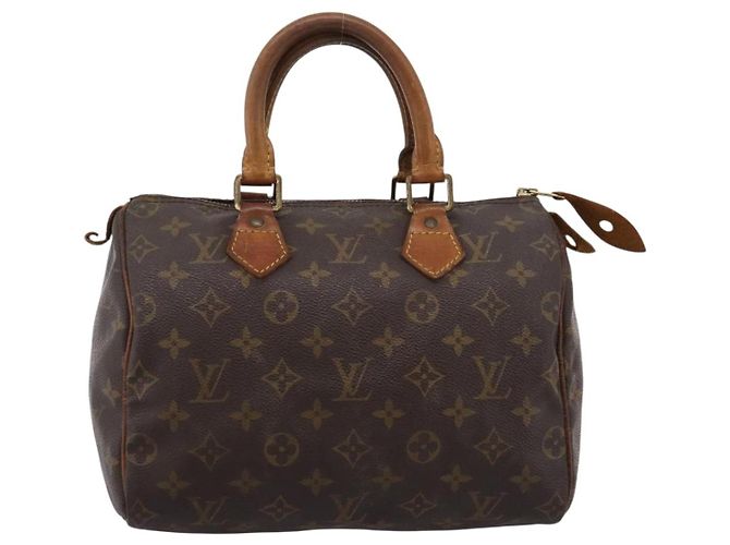 Borsa a mano LOUIS VUITTON Monogram Speedy 25 M41528 LV Auth ka6121 Monogramma - vista 13