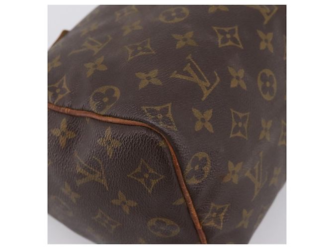 Borsa a mano LOUIS VUITTON Monogram Speedy 25 M41528 LV Auth ka6121 Monogramma - vista 15