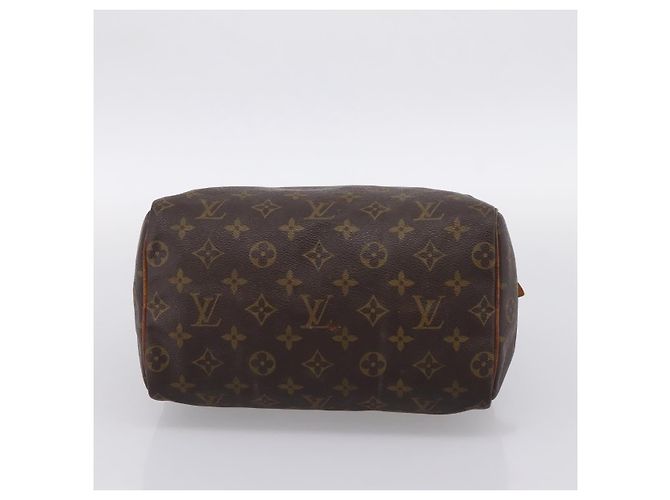 Borsa a mano LOUIS VUITTON Monogram Speedy 25 M41528 LV Auth ka6121 Monogramma - vista 5