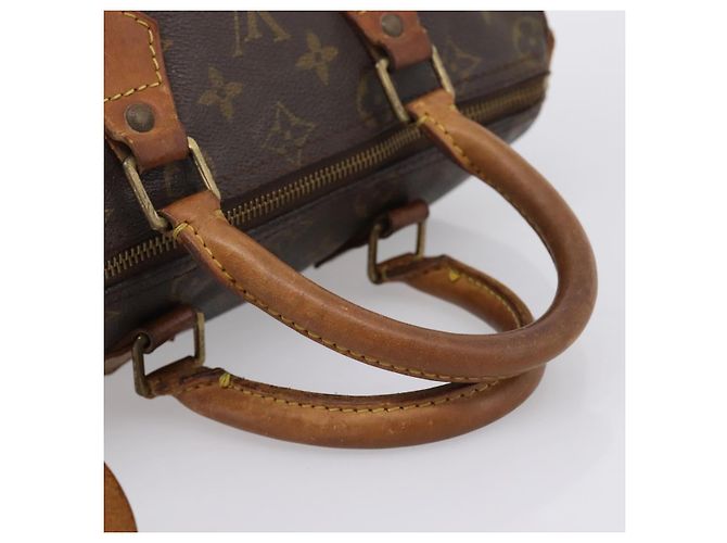 Borsa a mano LOUIS VUITTON Monogram Speedy 25 M41528 LV Auth ka6121 Monogramma - vista 7