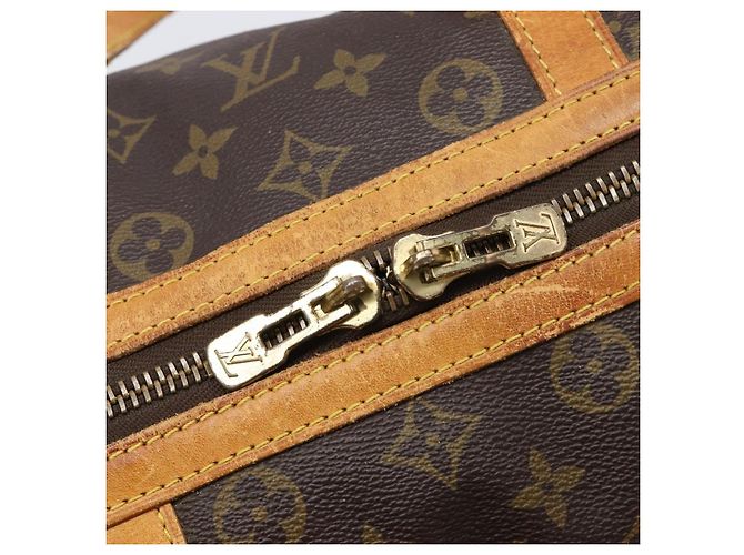 LOUIS VUITTON Monogram Sac Souple 35 Boston Bag M41626 LV Auth 201957 Monogramma - vista 11